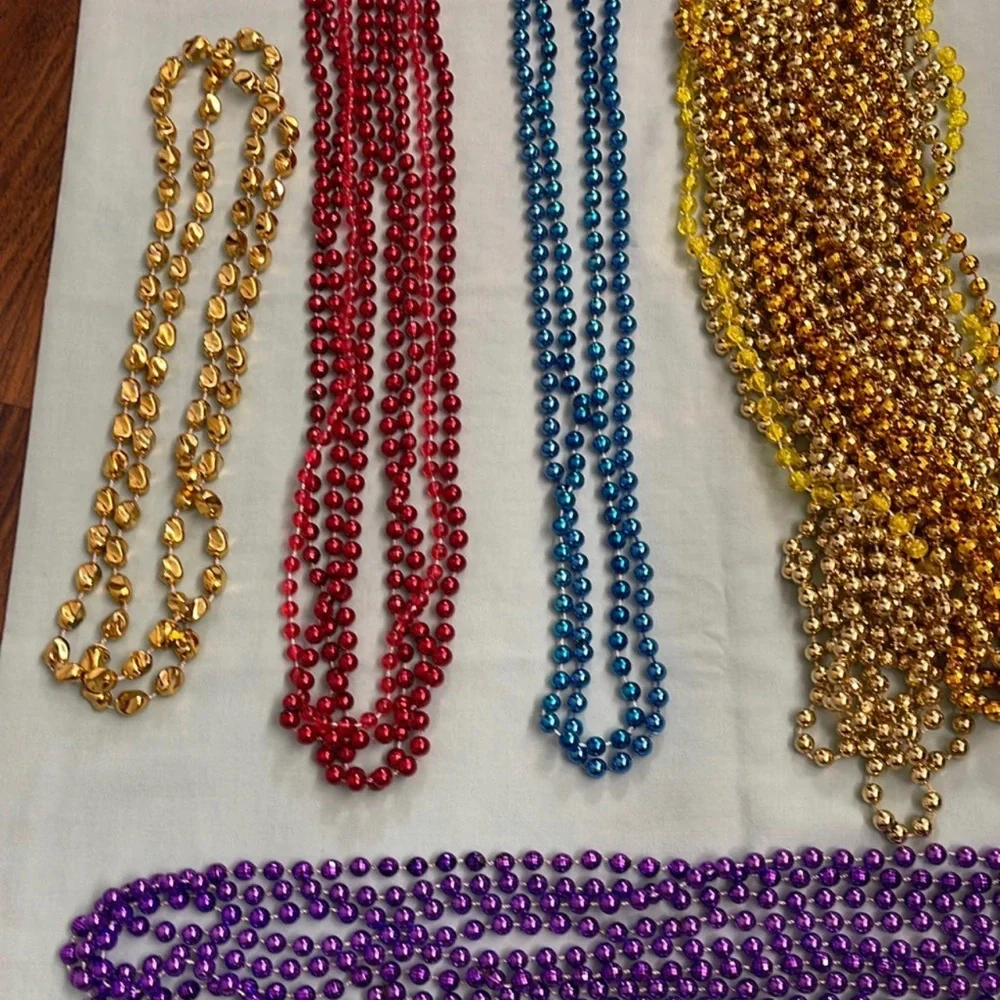 Mardi Gras Beads (40+ strands) - Picture 2 of 6